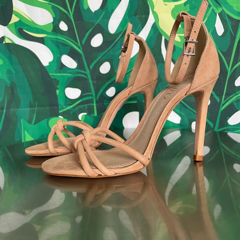 SCHUTZ women tan high heels - NEW - Picture 5 of 7